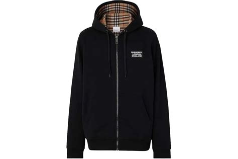 burberry sweatshirt zip up|burberry zip up hoodie stockx.